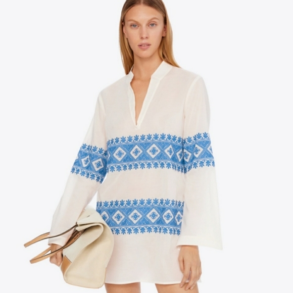 Tory Burch Tops - TORY BURCH Stephanie Embroided Tunic